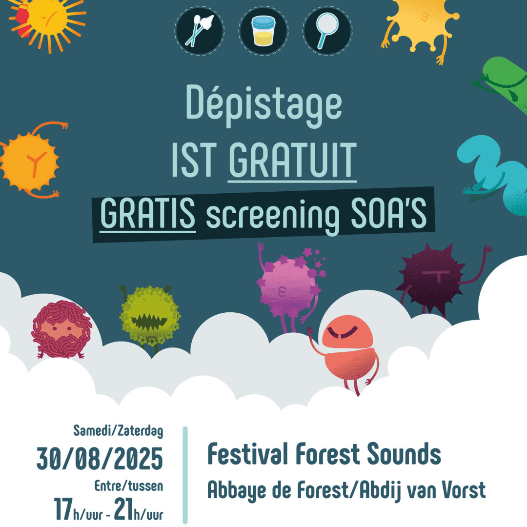Dépistage IST gratuit au Festival Forest Sound